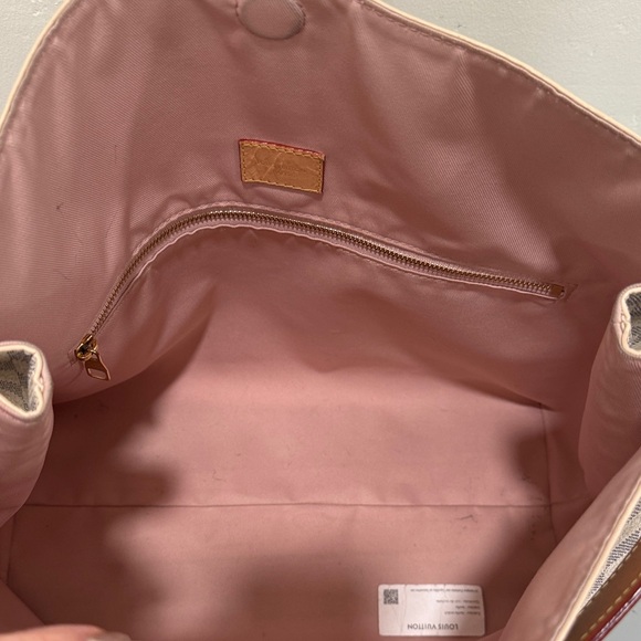 Louis Vuitton graceful MM damier Azur rose ballerine interior - Picture 6 of 7